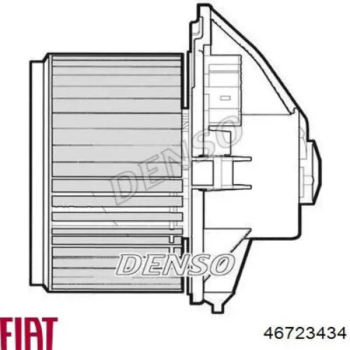 Купить 46723434 Fiat/Alfa/Lancia Электродвигатели (электродвигатель отопителя) или розетка прицепа штепсельная