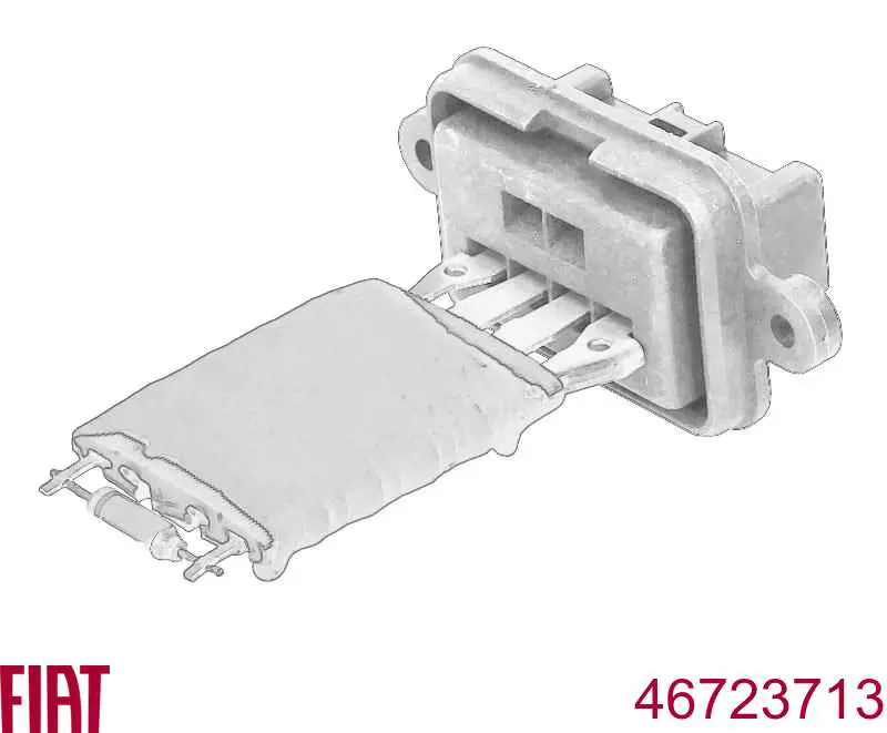 Резистор (сопротивление) вентилятора печки (отопителя салона) Fiat/Alfa/Lancia 46723713