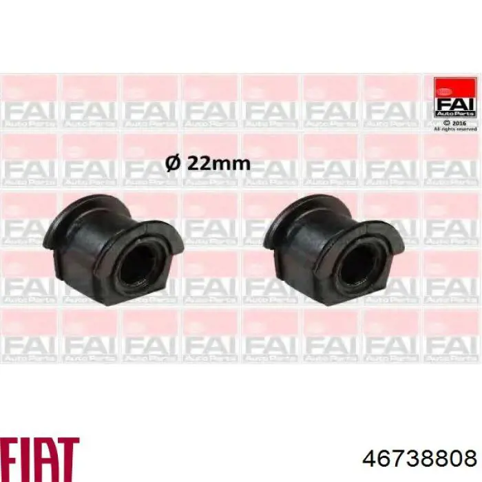 Втулка переднего стабилизатора Fiat/Alfa/Lancia 46738808 цена, от 3.62 USD