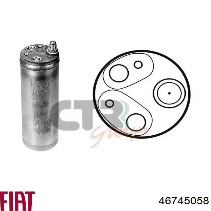 46745058 Fiat/Alfa/Lancia ресивер-осушитель кондиционера