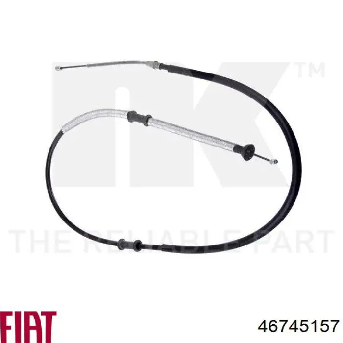 Трос ручного тормоза задний Fiat/Alfa/Lancia 46745157 цена, от 13.57 USD