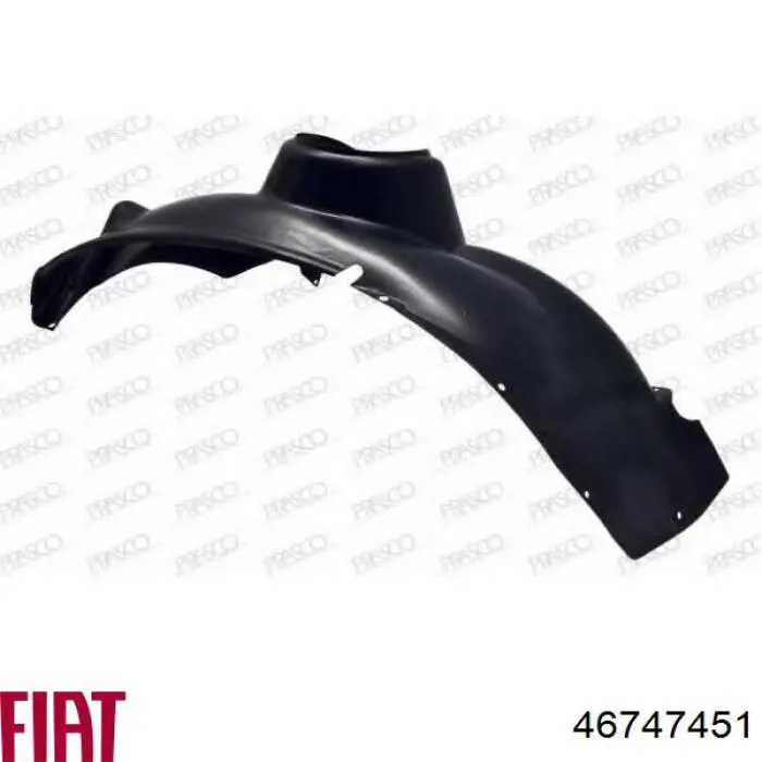 Подкрылок передний правый 46747451 Fiat/Alfa/Lancia