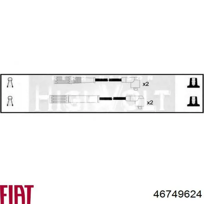 Провода зажигания Fiat/Alfa/Lancia 46749624 цена, от 17.96 USD