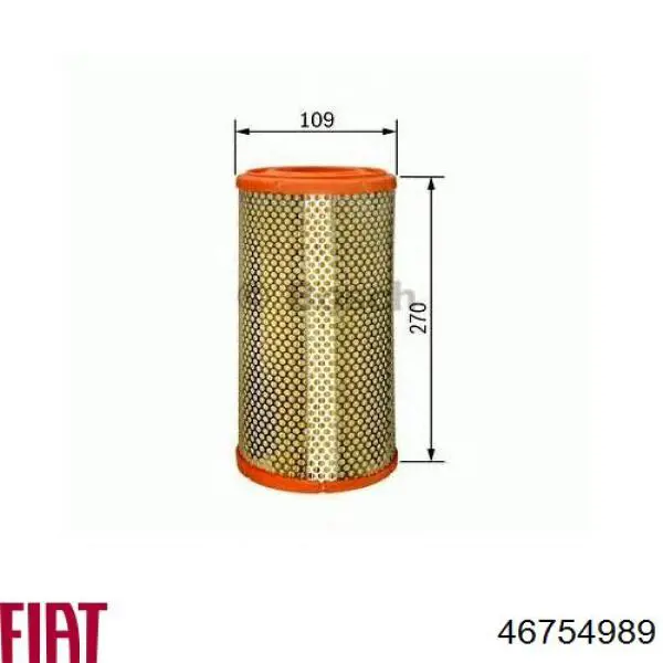 46754989 Fiat/Alfa/Lancia Воздушный фильтр двигателя