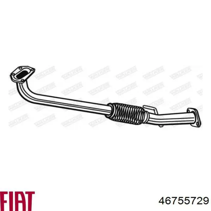 46755729 Fiat/Alfa/Lancia Штаны глушителя передние