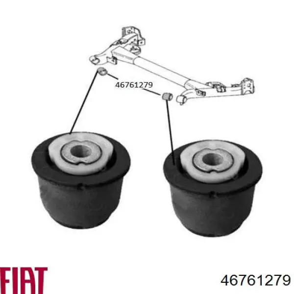 Сайлентблок заднего подрамника Fiat/Alfa/Lancia 46761279 цена, от 8.99 USD
