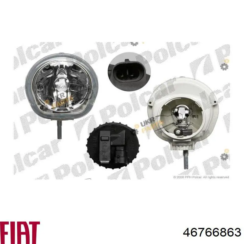 46766863 Fiat/Alfa/Lancia Противотуманки