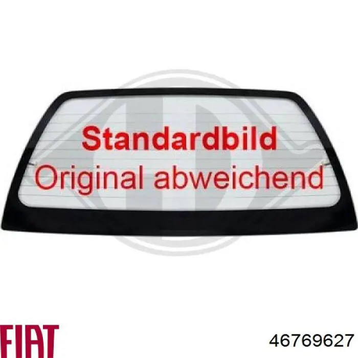 46769627 Fiat/Alfa/Lancia Vidro de porta de bagageiro batente direita