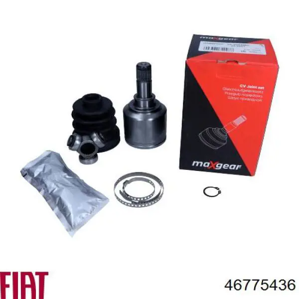 Шарнир угловых скоростей внутренний передний Fiat/Alfa/Lancia 46775436 цена, от 28.30 USD