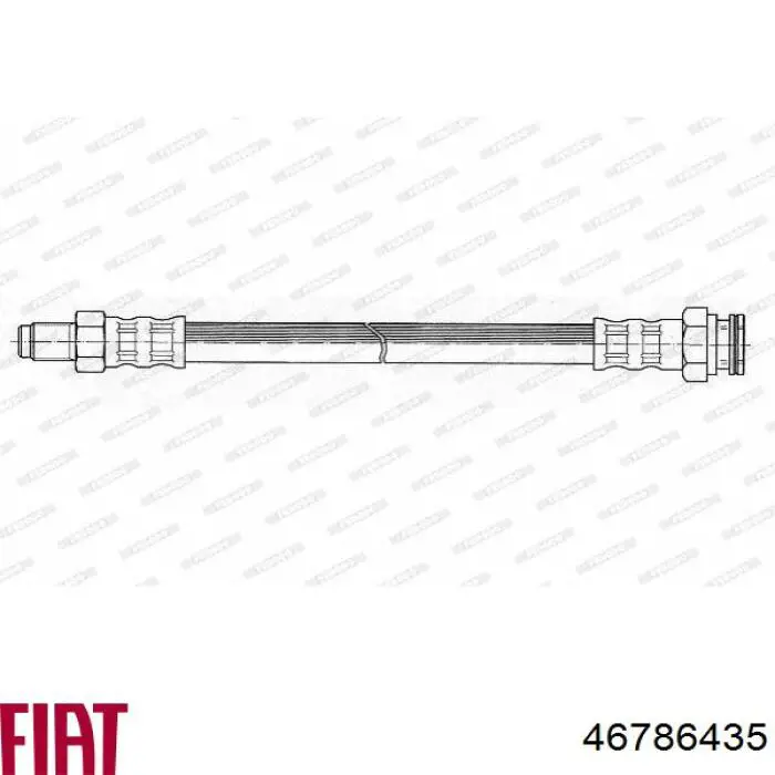 Тормозной шланг задний Fiat/Alfa/Lancia 46786435 цена, от 5.69 USD