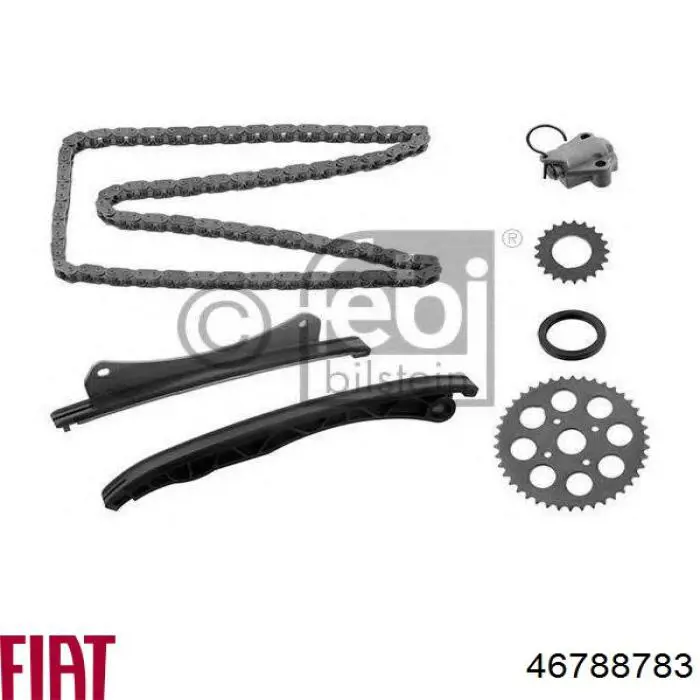 46788783 Fiat/Alfa/Lancia cadeia do mecanismo de distribuição de gás, kit