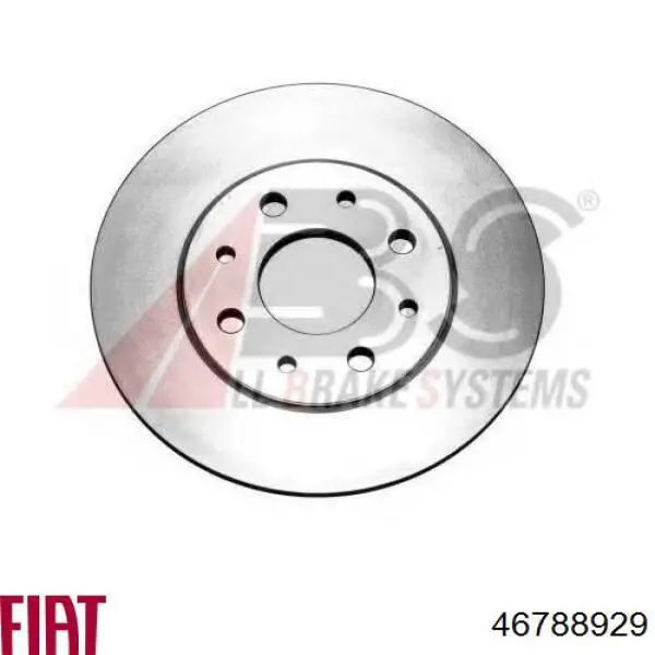 Передние тормозные диски 46788929 Fiat/Alfa/Lancia