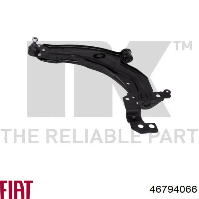 Левый рычаг передней нижней подвески Fiat/Alfa/Lancia 46794066 цена, от 34.56 USD