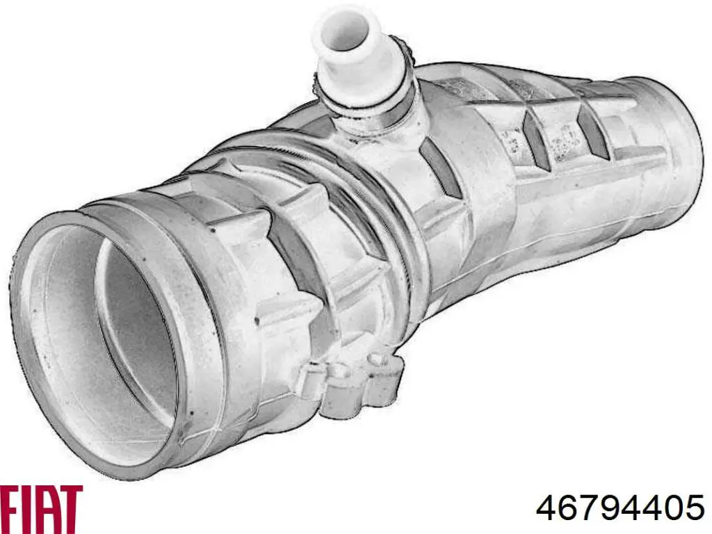 Патрубок расходомера воздуха 46794405 Fiat/Alfa/Lancia