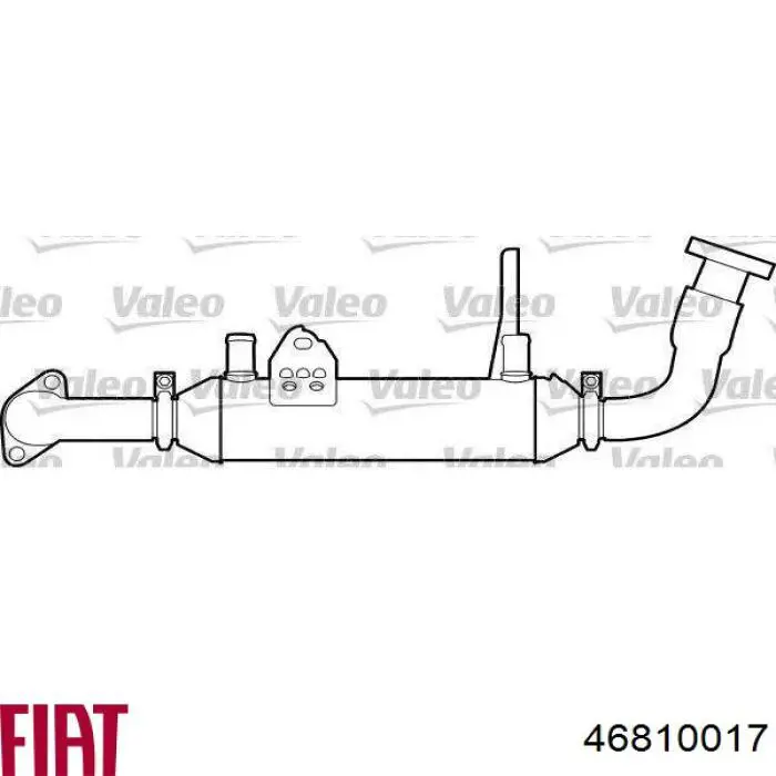 Купить 46810017 Fiat/Alfa/Lancia Радиатор системы EGR