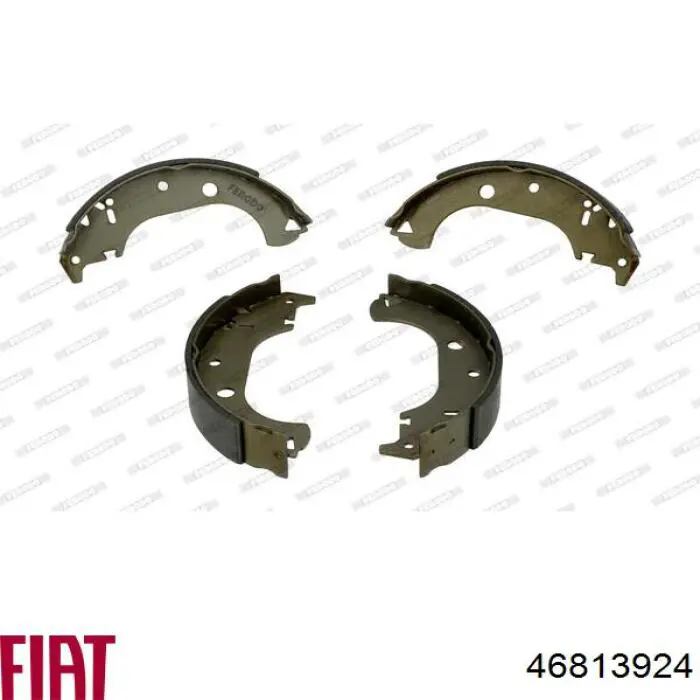 Тормоза рабочие задние ножные и тормозные барабаны Fiat/Alfa/Lancia 46813924 цена, от 18.11 USD