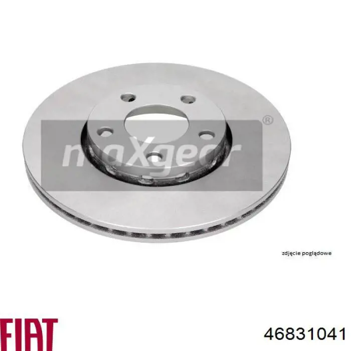 Передний тормозной диск Fiat/Alfa/Lancia 46831041