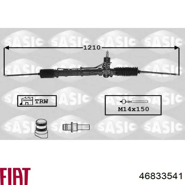 46833541 Fiat/Alfa/Lancia Управление рулевое в сборе