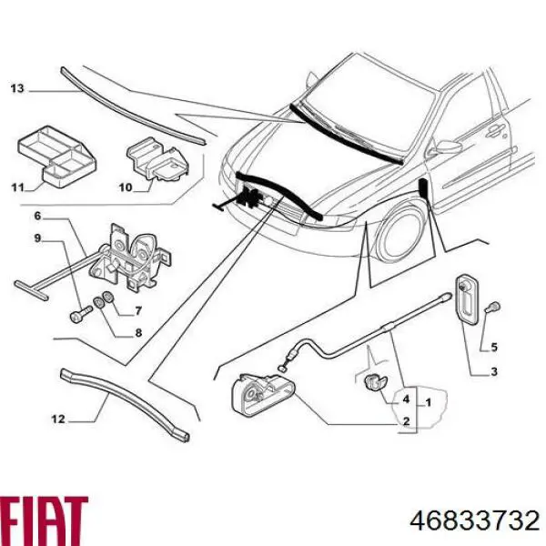  46833732 Fiat/Alfa/Lancia