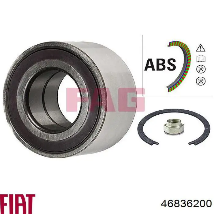 Комплект подшипника ступицы колеса Fiat/Alfa/Lancia 46836200 цена, от 29.43 USD