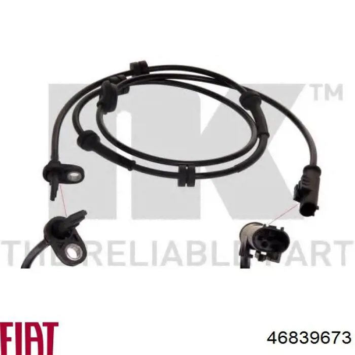 Купить 46839673 Fiat/Alfa/Lancia Датчик АБС задний