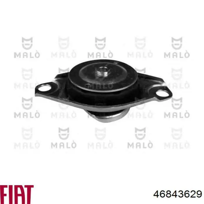 46843629 Fiat/Alfa/Lancia coxim de transmissão (suporte da caixa de mudança)