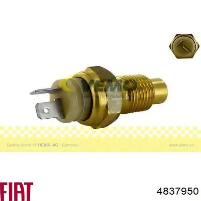 Датчик указателя температуры охлаждающей жидкости Fiat/Alfa/Lancia 4837950 цена, от 8.21 USD