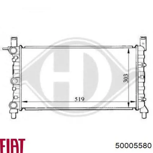 Радиатор 3016086 Polcar