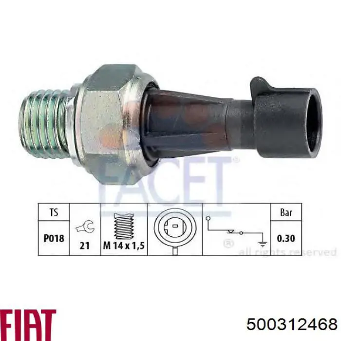 Манометры (указатель давления масла) Fiat/Alfa/Lancia 500312468 цена, от 3.14 USD