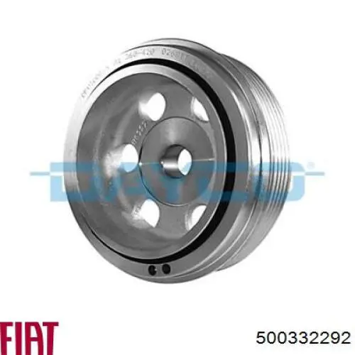 Шкив коленвала (демпфер) Fiat/Alfa/Lancia 500332292 цена, от 38.47 USD