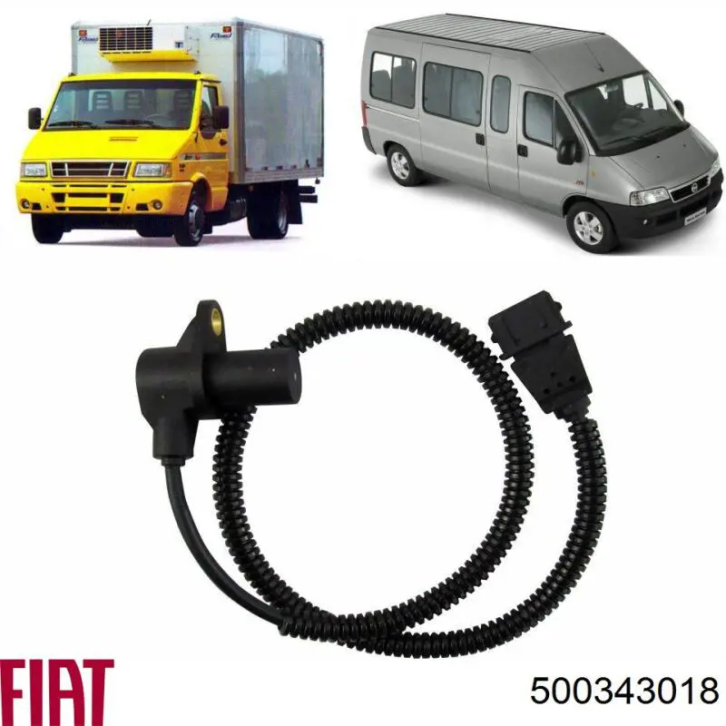 Датчик коленвала 500343018 Fiat/Alfa/Lancia