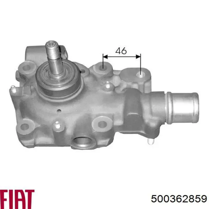 Помпа 500362859 Fiat/Alfa/Lancia