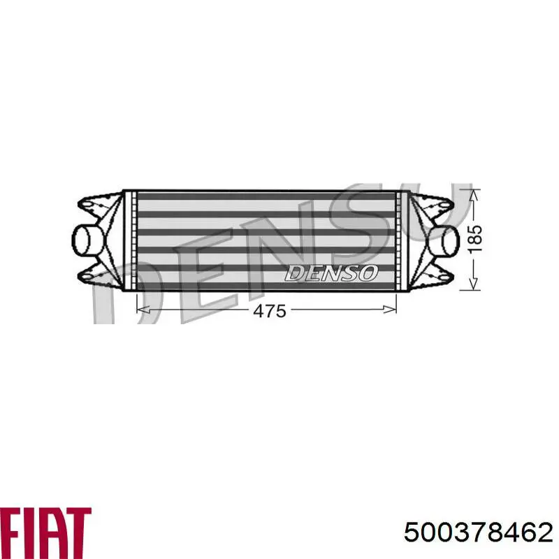 Прокладка турбіни вихлопних газів, впуск 500378462 Fiat/Alfa/Lancia