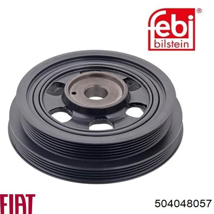 Купить 504048057 Fiat/Alfa/Lancia Шкив-демпфер коленвала