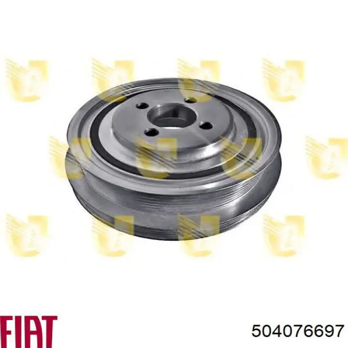 Купить 504076697 Fiat/Alfa/Lancia Шкив-демпфер коленвала