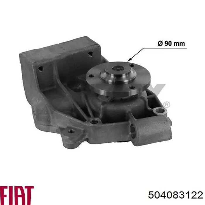 Купить 504083122 Fiat/Alfa/Lancia Насос охлаждения