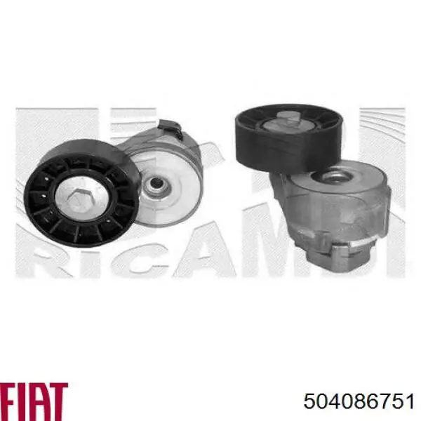 Натяжная планка поликлинового ремня Fiat/Alfa/Lancia 504086751