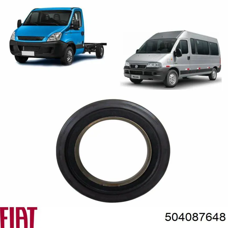 Сальник коленвала 504087648 Fiat/Alfa/Lancia