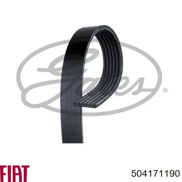 Ремень генератора 504171190 Fiat/Alfa/Lancia