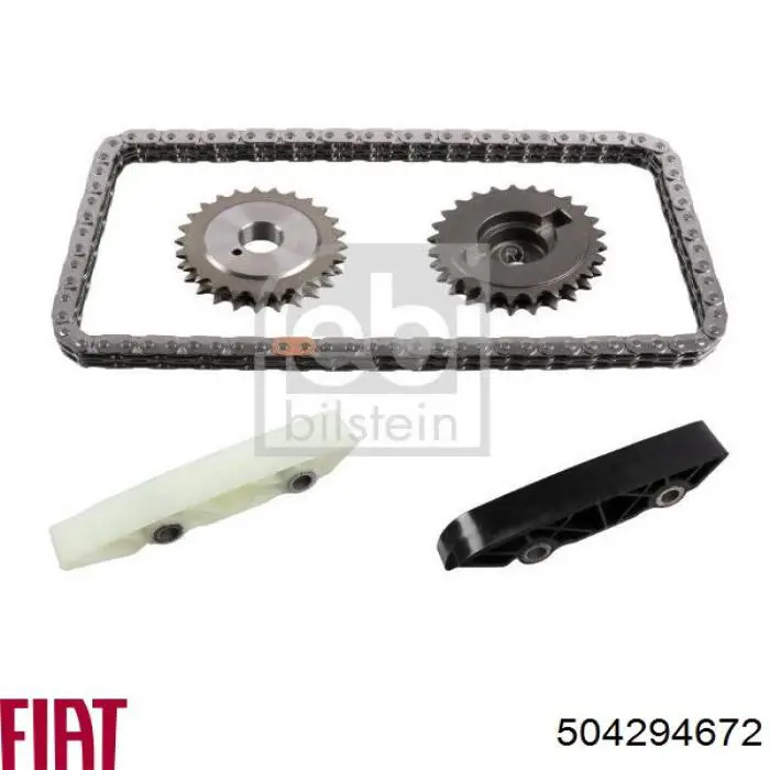 504294672 Fiat/Alfa/Lancia cadeia do mecanismo de distribuição de gás, kit