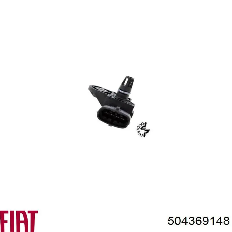 Sensor de pressão no coletor de admissão, MAP Fiat/Alfa/Lancia 504369148