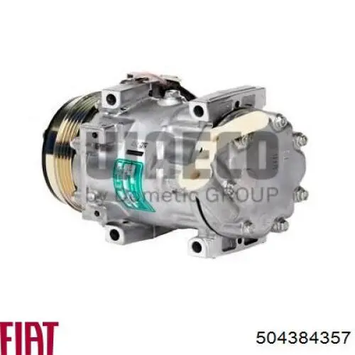 Компрессор кондиционера 504384357 Fiat/Alfa/Lancia