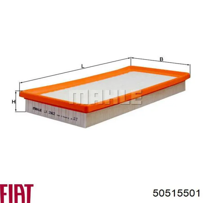 Купить 50515501 Fiat/Alfa/Lancia Автомобильный фильтр воздуха
