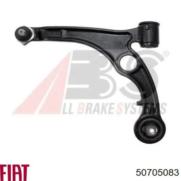 Левый рычаг передней нижней подвески Fiat/Alfa/Lancia 50705083 цена, от 44.03 USD
