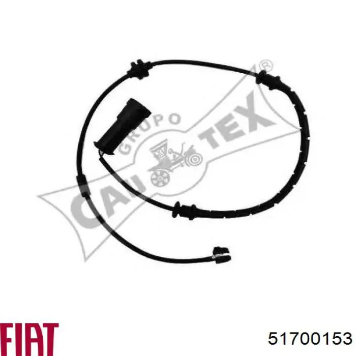 Датчик износа тормозных колодок передний левый 51700153 Fiat/Alfa/Lancia