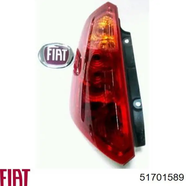 Фонарь задний левый Fiat/Alfa/Lancia 51701589