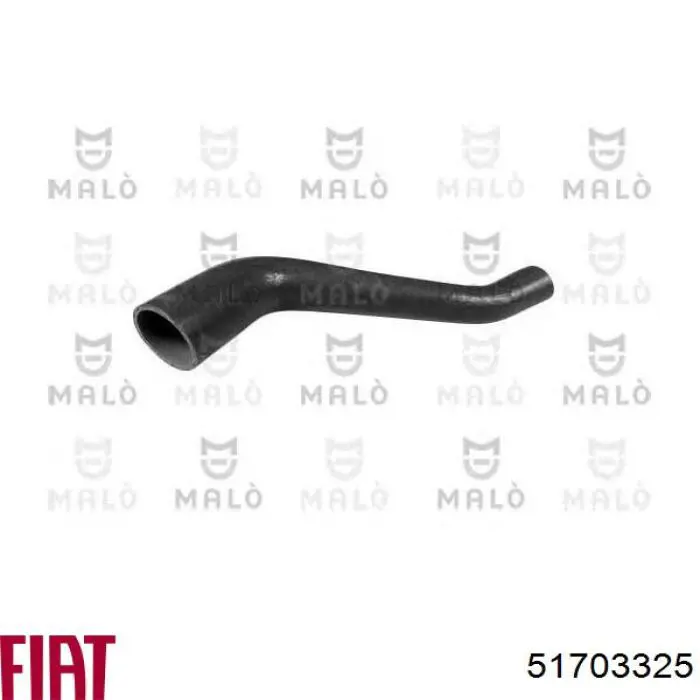 Патрубок интеркулера 51703325 Fiat/Alfa/Lancia