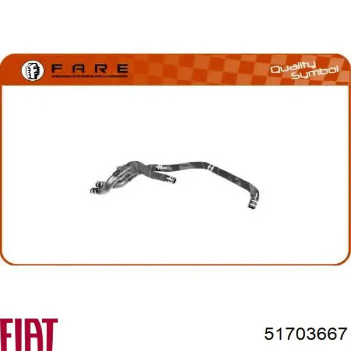 Патрубок печки Fiat/Alfa/Lancia 51703667 цена, от 20.32 USD