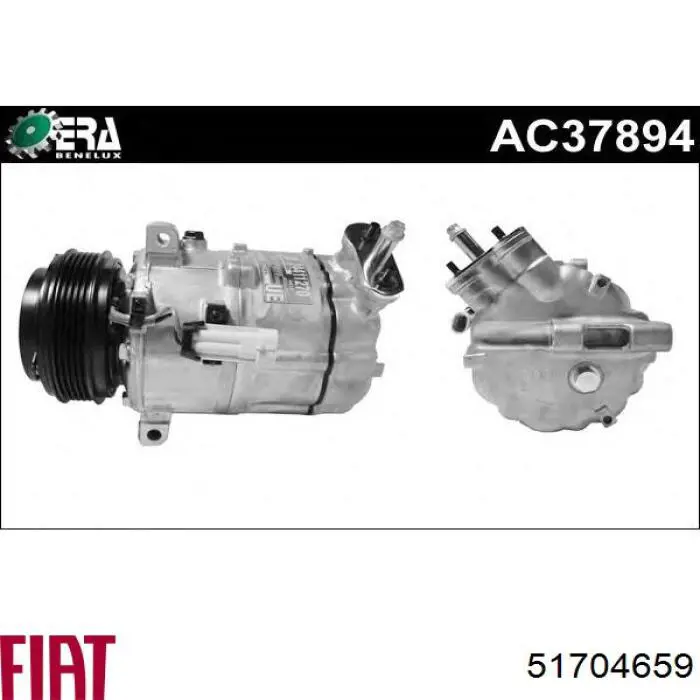 Компрессор системы кондиционирования Fiat/Alfa/Lancia 51704659 цена, от 70.54 USD