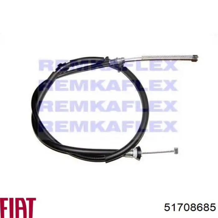 Трос ручника задний правый Fiat/Alfa/Lancia 51708685